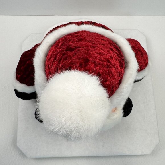 Vtg Main Joy Santa Claus Plush Stuffed Toy Red White Outfit Hat Pom 22" Soft - Picture 11 of 15